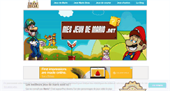 Desktop Screenshot of mesjeuxdemario.net